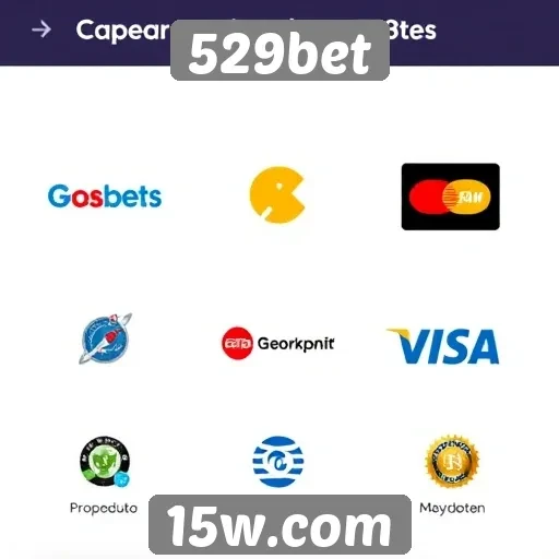 Métodos de pagamento aceitos na 529bet
